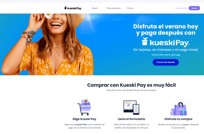 Sitio Web Kueskipay